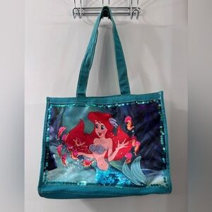 Little Mermaid Sequin Tote Bag